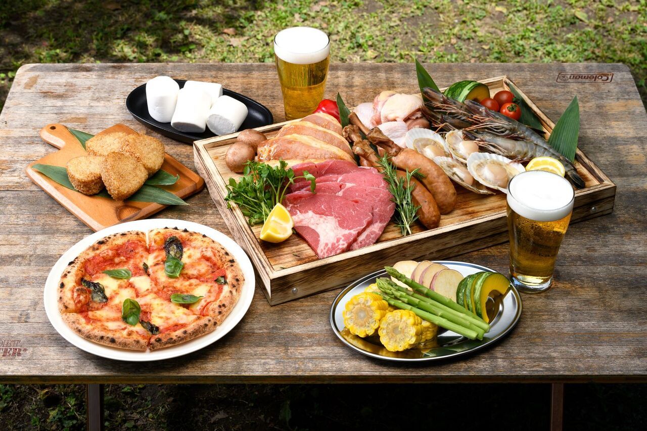 [Weekdays only] A luxurious and satisfying BBQ plan with seafood and carefully selected meats (Premium) with all-you-can-drink for 90 minutes