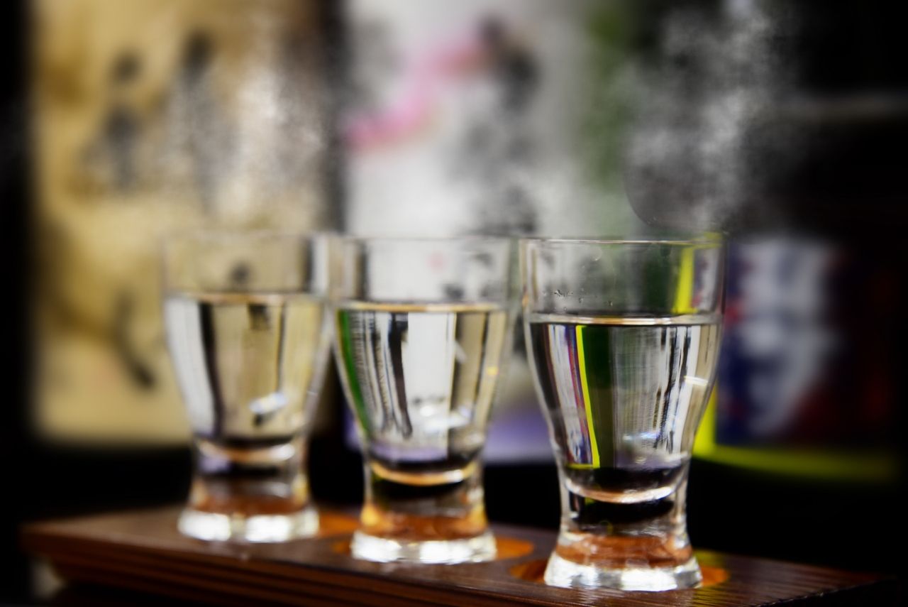 日本酒飲み比べ