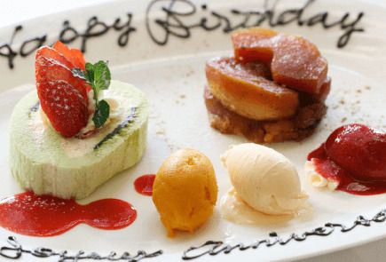 ANNIVERSARYプレートへのアップグレード(コース料理ご注文の方）