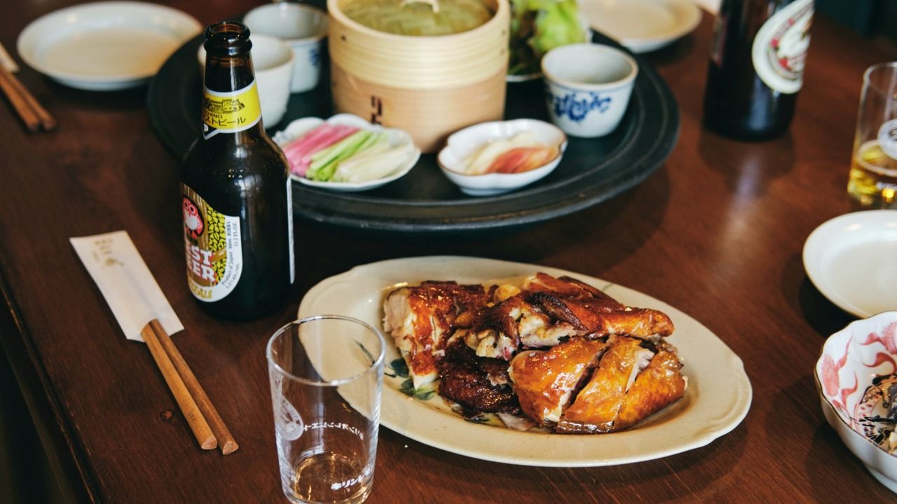 【ディナー】地鶏のクリスピーチキン（半羽）