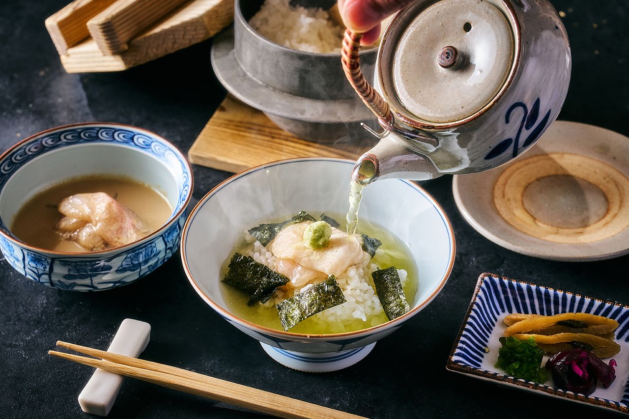 天然真鯛の鯛茶漬け