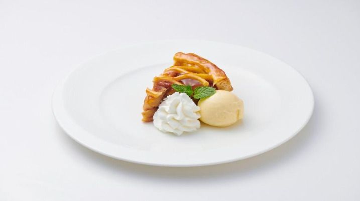 【オプション】アップルパイアラモード