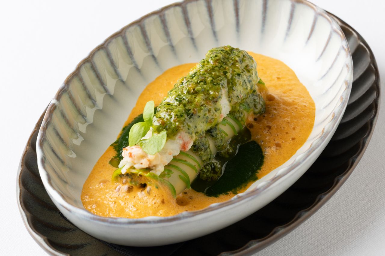 Lunch 4‑course menu with your choice of one drink