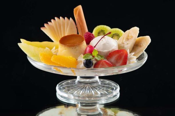 "Pudding a la mode" (with coffee or tea) available only for online reservations