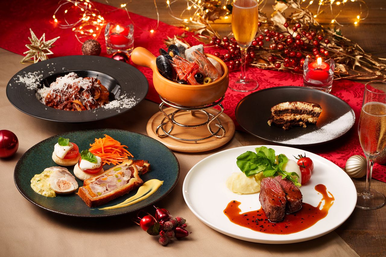 ◆◆◆乾杯スパークリングワイン付きX'masコース◆◆◆