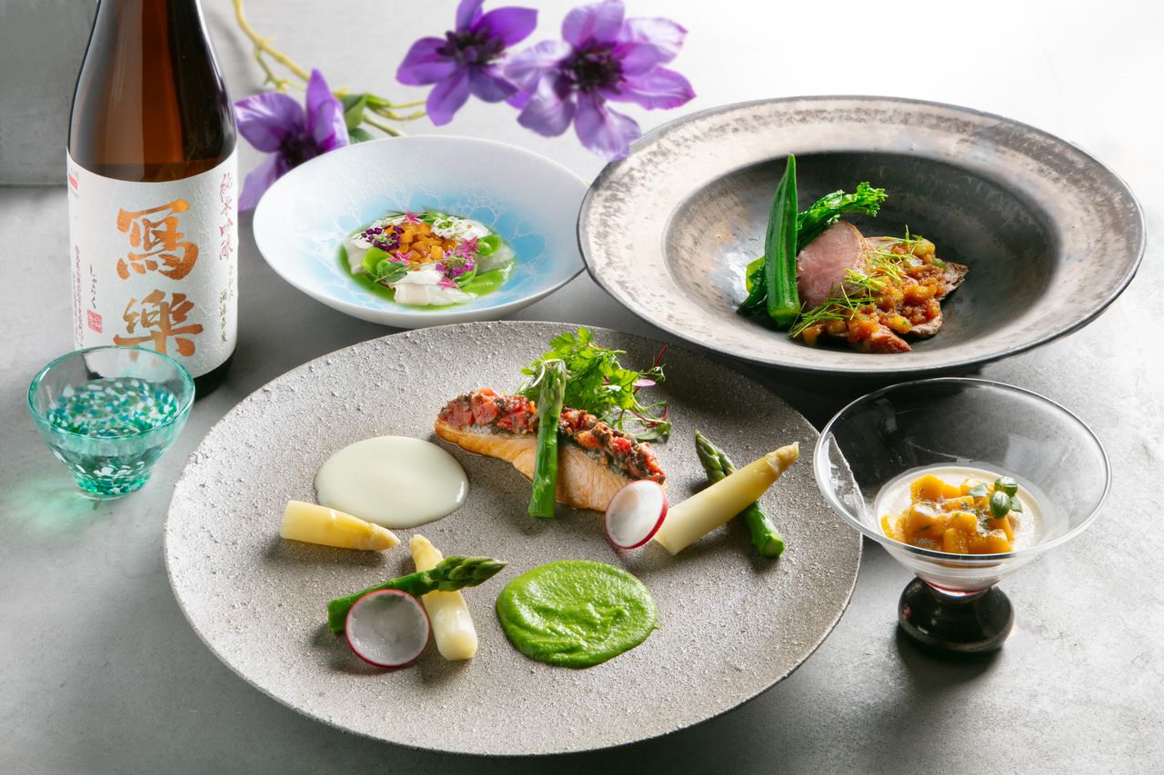 Seasonal recommended courses and pairings