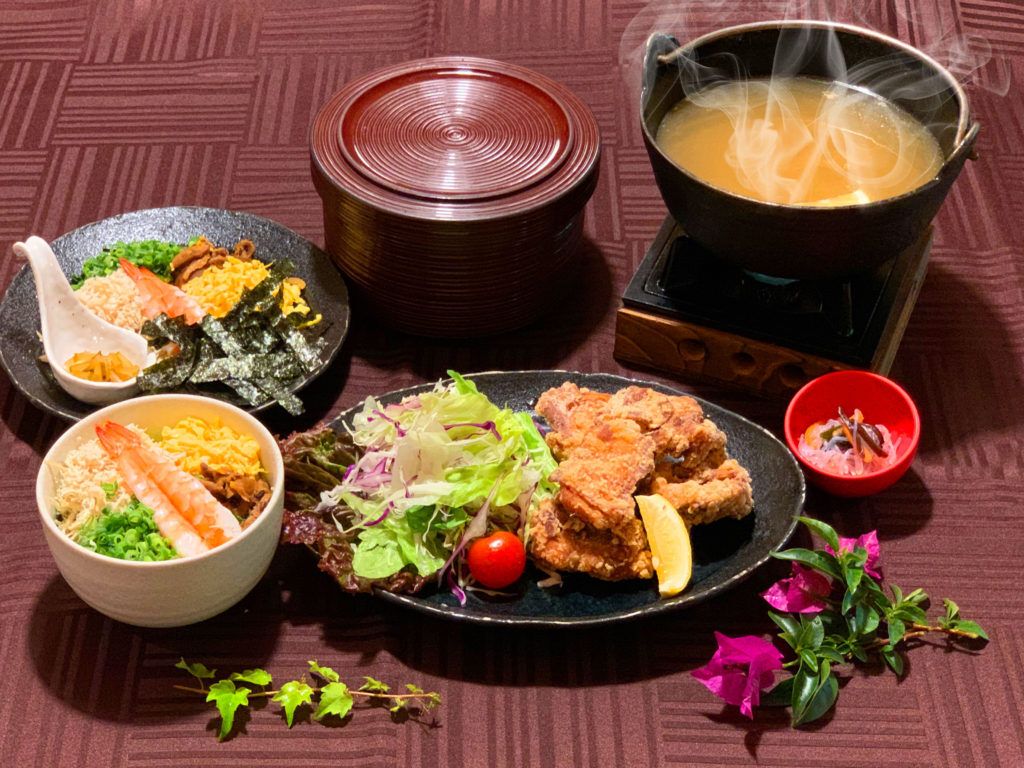 県内産 若鶏唐揚げ膳