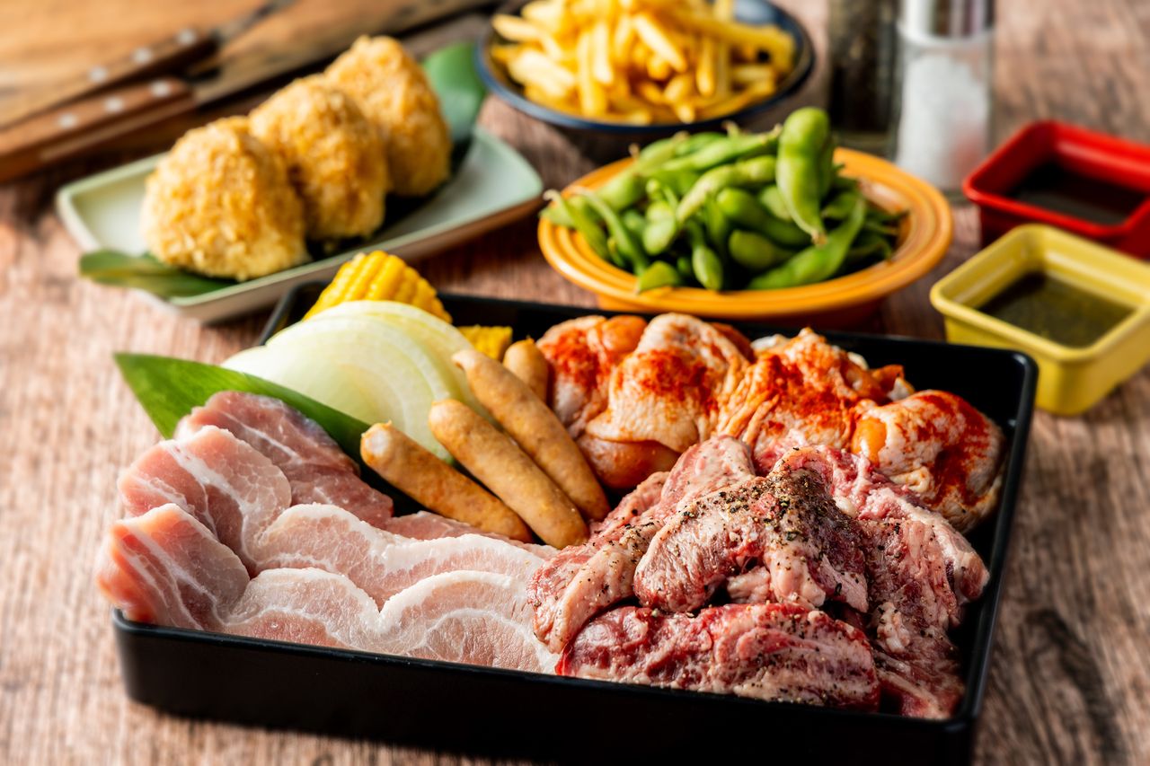 <ランチ秋冬>ボリューム満点！さらに世界のビールも飲める！！【ランチBBQコース】120分 アルコール飲み放題付  5000円→3900円（お昼間限定！）