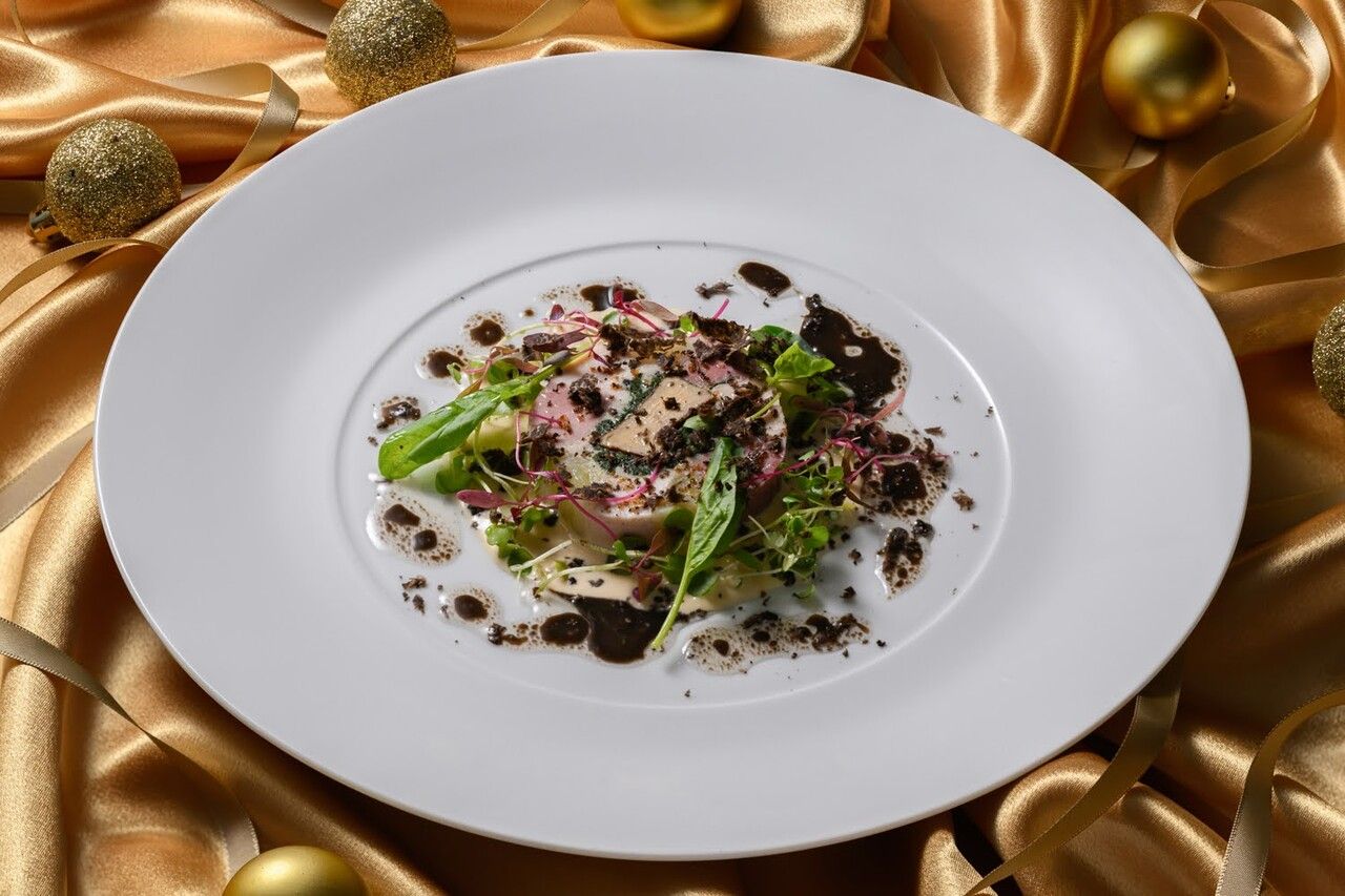 【Xmas2025】聖夜を彩るクリスマスディナー＆ペアリング4杯 45000円 