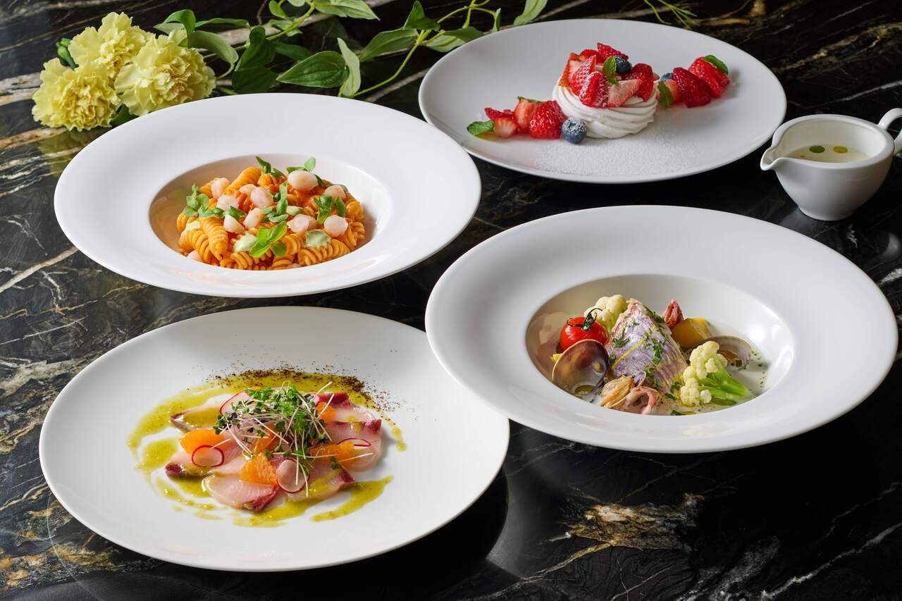 【12月6日から28日までの土日祝ランチ】4品コース フェスティブ ウィークエンドフィースト 