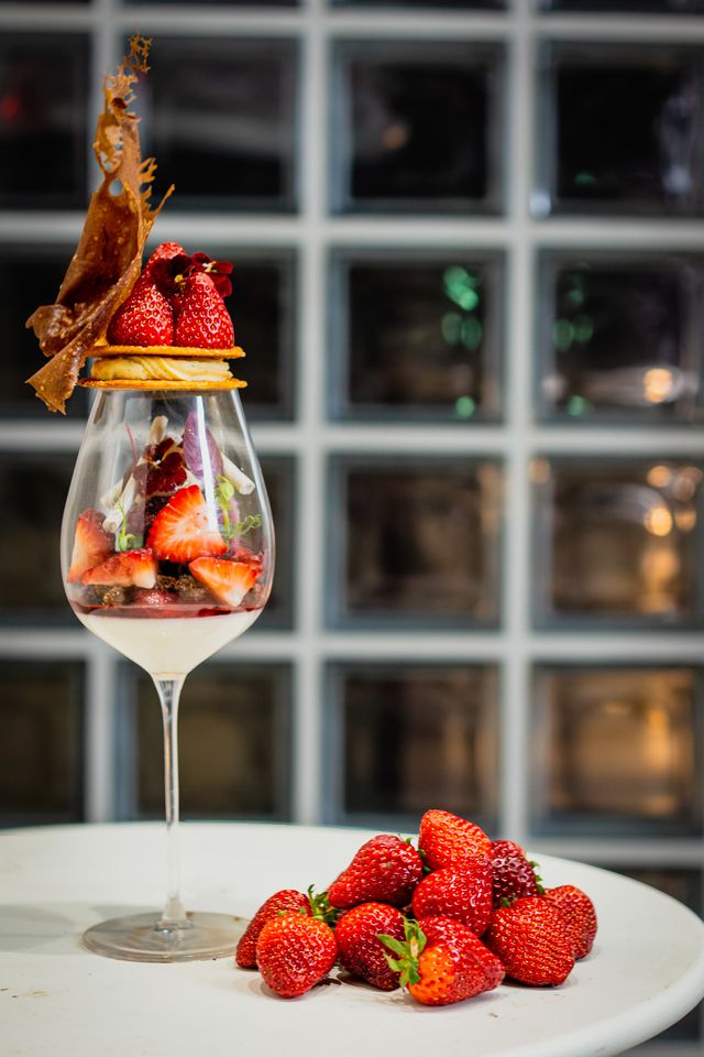 Seasonal Fruit Parfait with Choice of Drink — Available from November 25