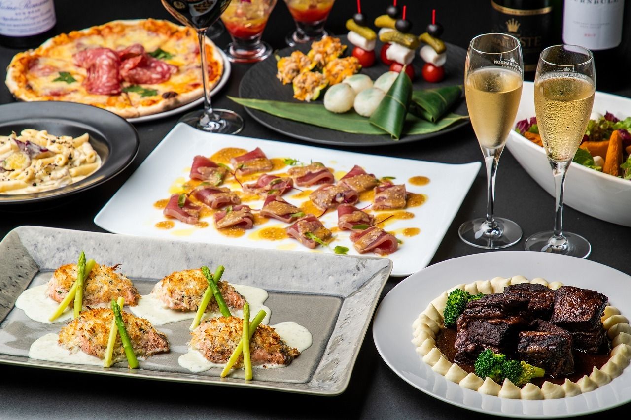 【Winter PARTY】GOLKAコース 8品【3H飲放付】≪12月1日～11日開催限定　7,000円(税込)≫　★完全個室/スパークリングワイン飲み放題★