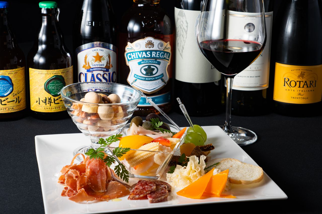 〈個室2次会プラン〉［室料込］90分飲み放題＋おつまみ付き