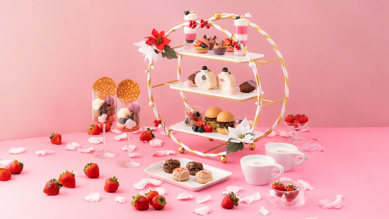 [Weekdays only] Experience tour included course (Blueberry x Strawberry Afternoon Tea)
