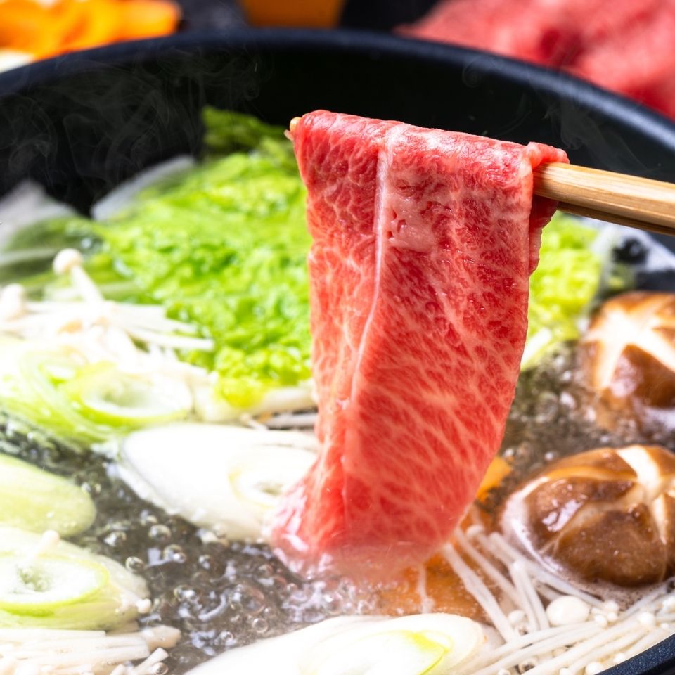 All-you-can-eat snow wagyu beef shabu-shabu buffet course
