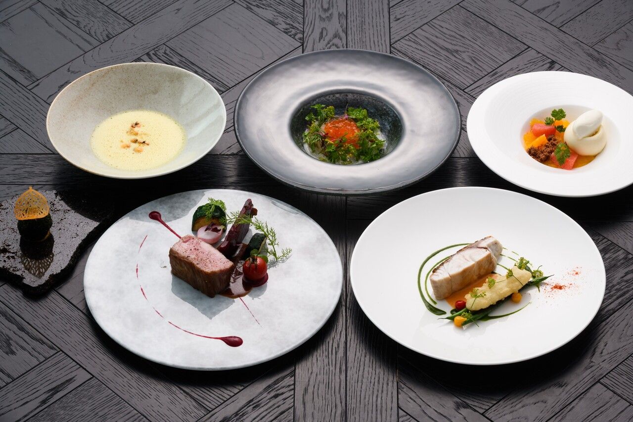 ランチコース【ボンファイア】鹿児島県産黒毛和牛サーロインの薪焼きを愉しむコース 全6品