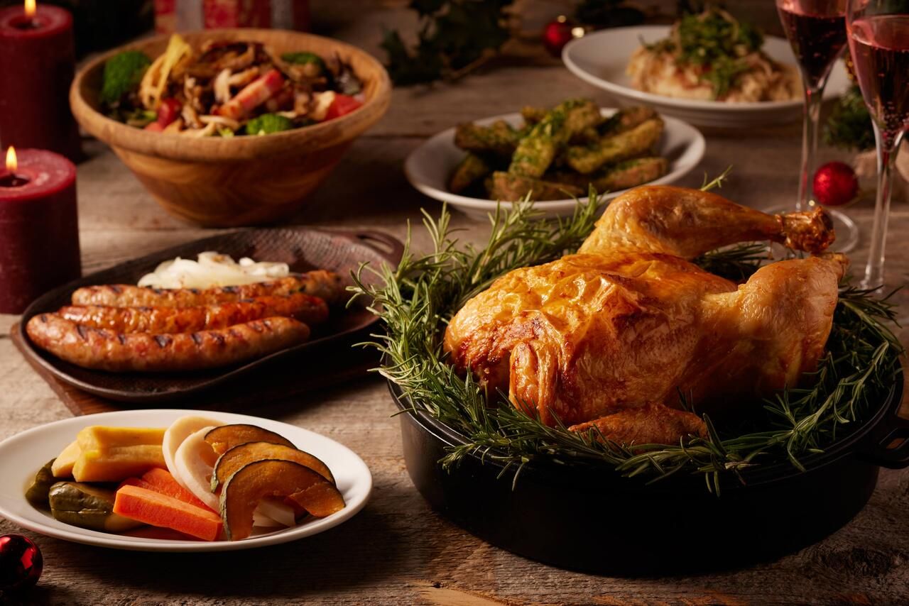 クリスマス限定！丸鶏ローストチキンプラン！！