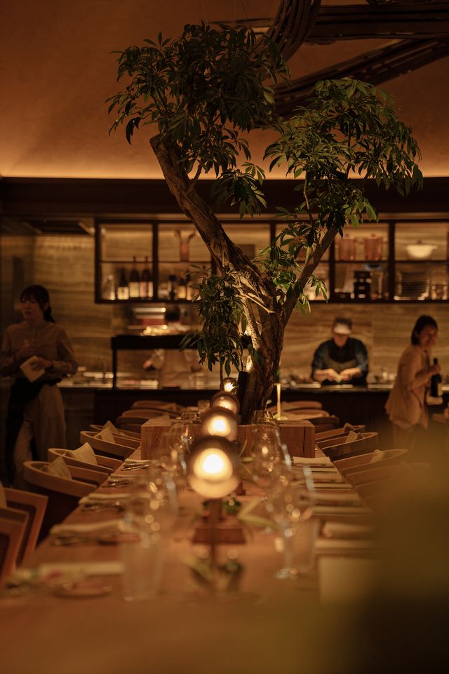 【コミュニティーテーブル】ボトルシャンパン1本付きランチ PLANTS  野菜、ハーブ、メインは豚肩ロースの炭火焼き全4品