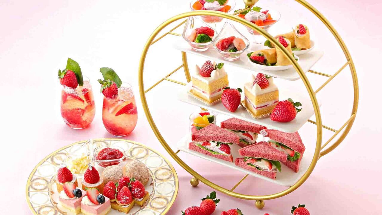 苺のアフタヌーンティーセット［1日限定15食］