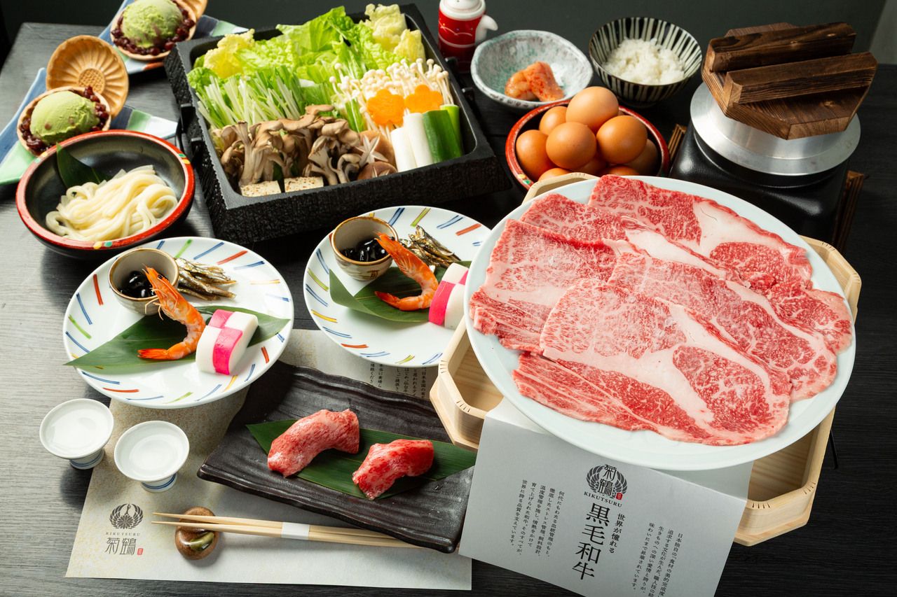 국화 코스 스키야키