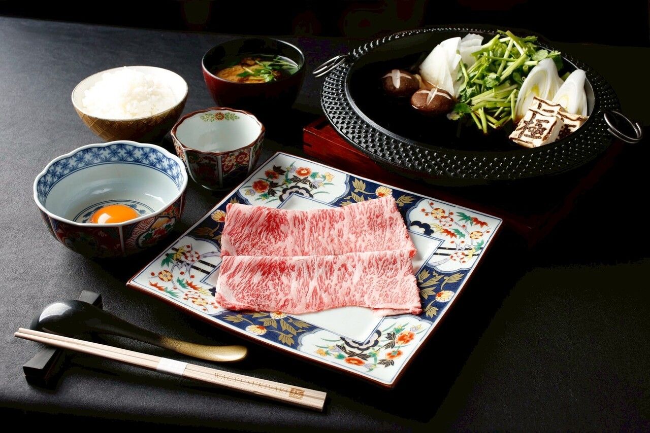 Set di 100 g di manzo Wagyu A5 nazionale