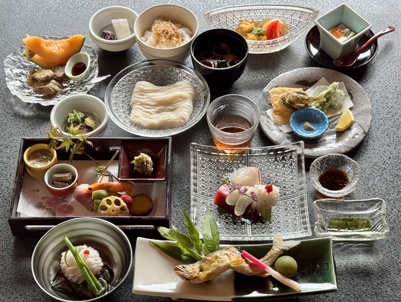 【楓】川床懐石14,500円 (10品)