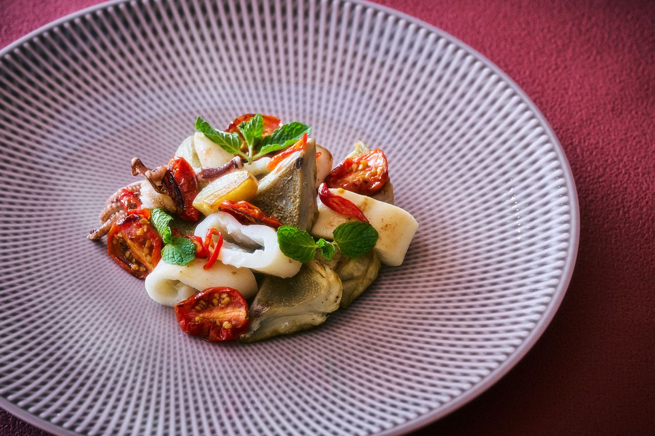 [Web-only plan for members] Lunch Course (4 dishes) with sparkling wine toast