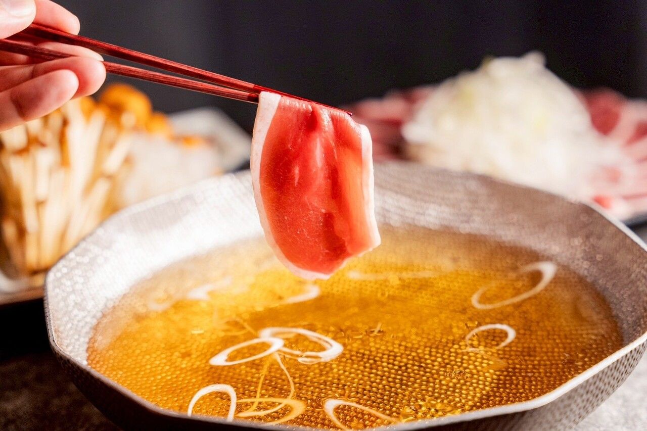 [Kinoko's Duck Shabu Course 6,000 yen] 3 appetizers, seasonal delicacies, salad, and a total of 7 dishes, including rice porridge made with the leftover broth from Kinoko's duck shabu.