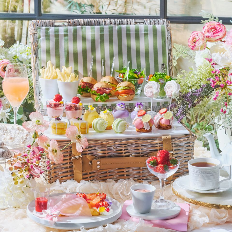 【ピクニック】フラワーマルシェアフタヌーンティー（平日）