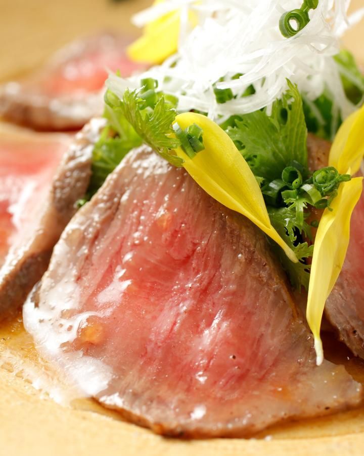 【5月】2時間30分飲み放題付き 半個室確約！「越後牛と桜鯛、筍、魚沼産山女魚（やまめ）」コース
