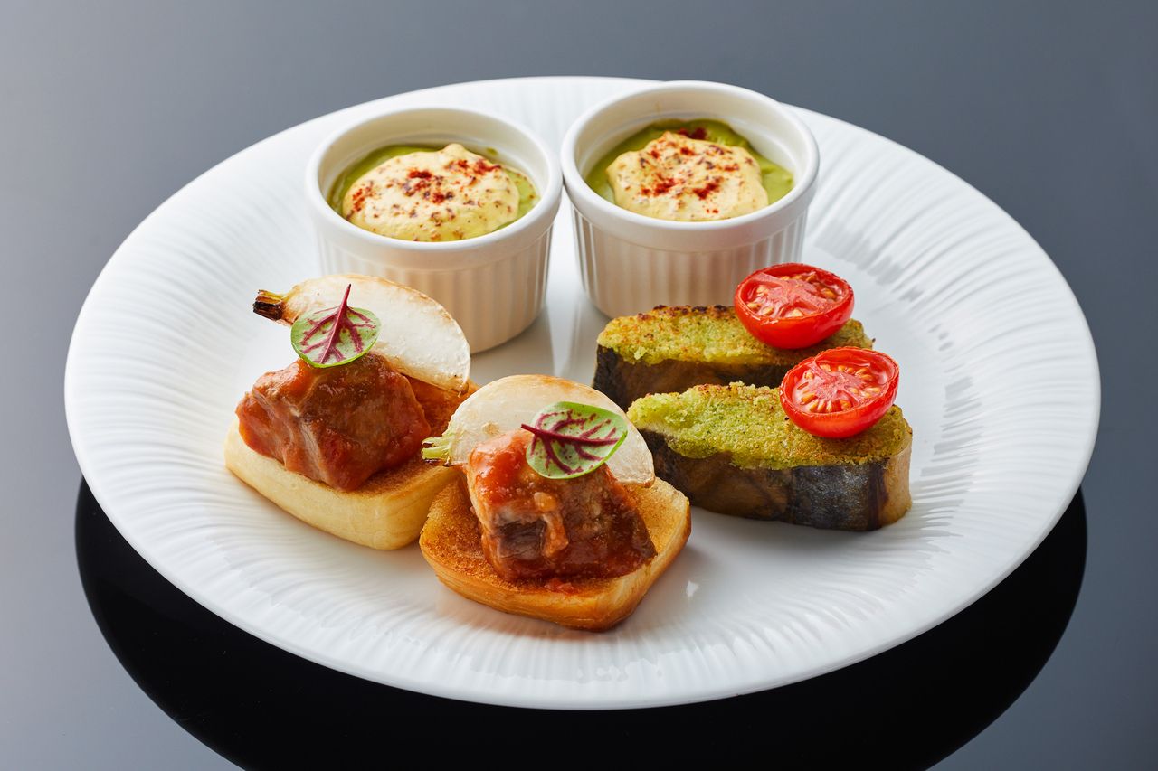 [Evening Afternoon Tea] 9 dishes including seafood and lamb stewed in tomato sauce + 3 hours of all-you-can-drink (April 1st to May 31st)