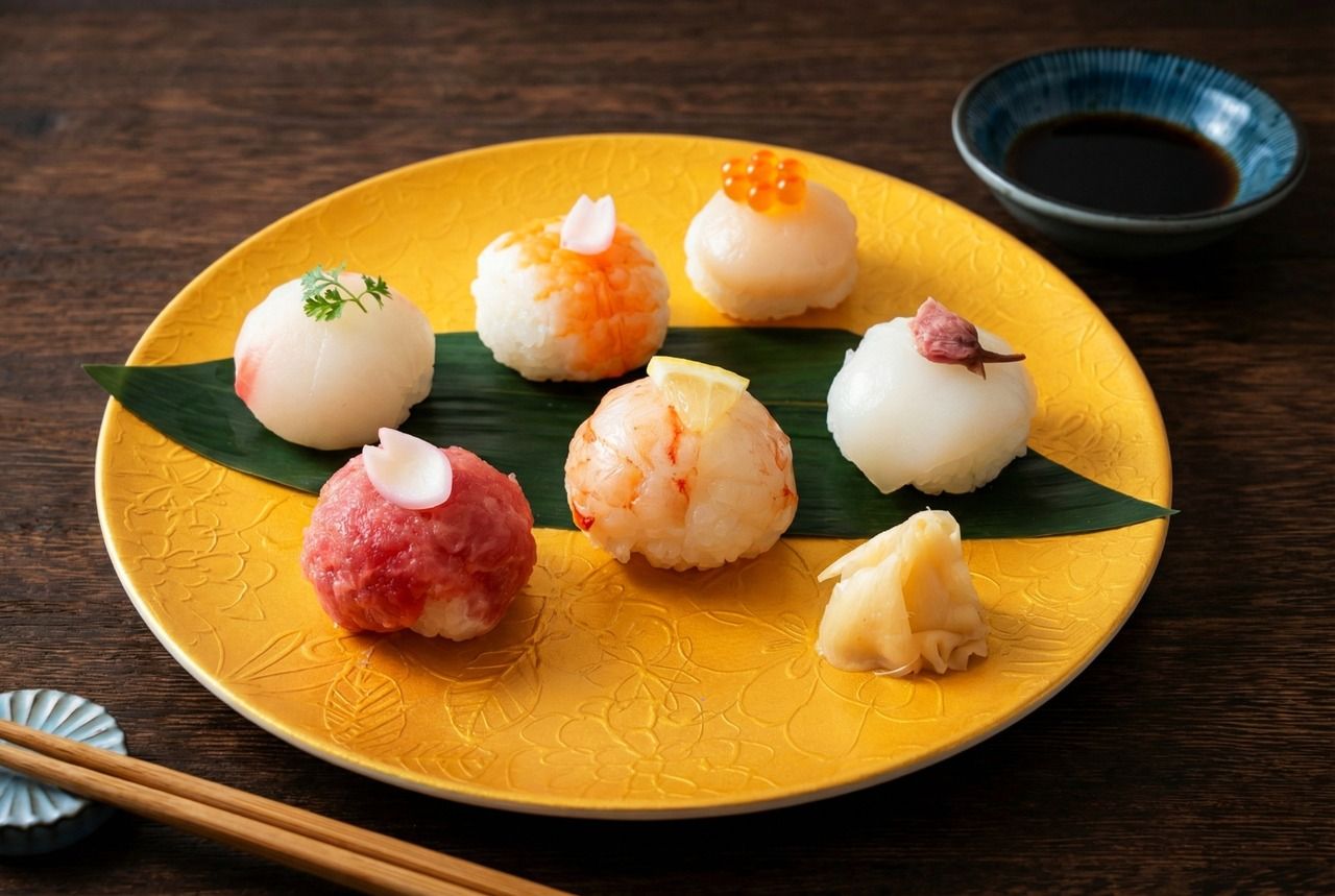  Temari Sushi Making Experience Course (Includes selected pork broth shabu-shabu and matcha tea) *Reservations required by the day before