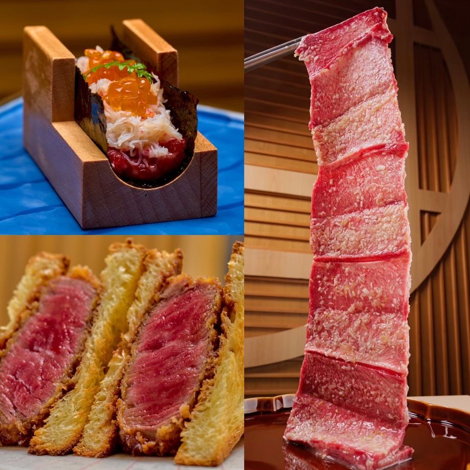 保证包间。夏季【姐妹餐厅银座近光烤肉2025年度百佳餐厅奖纪念套餐】“精选和牛配蟹肉和鲑鱼籽热狗”、“精选菲力牛排辣味奶油蛋卷三明治”，以及其他6款精心挑选的烤肉，均配以与每种部位相匹配的调味品。