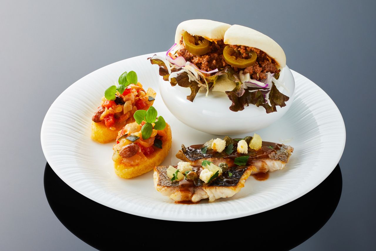 【夜のアフタヌーンティー】万鯛やポークのコンフィなど全9品＋2時間飲み放題（6/1～7/31）