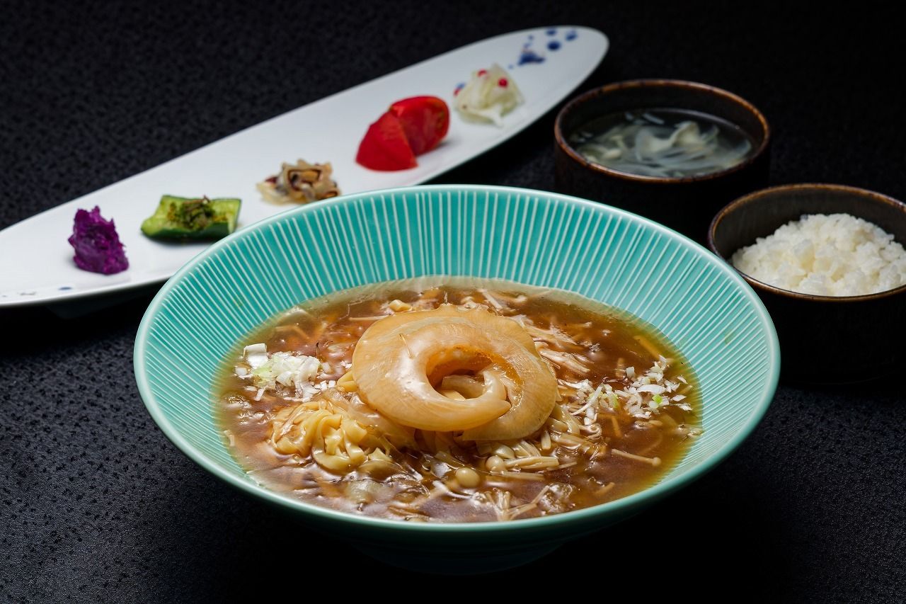 【Lunch Set】Double Shark Fin Ankake Noodle Lunch Set