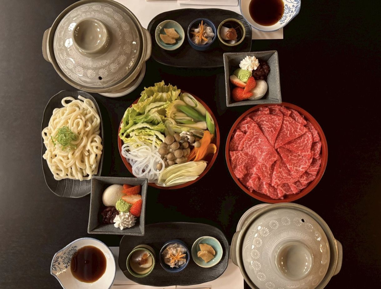 和牛しゃぶしゃぶコース(300g)