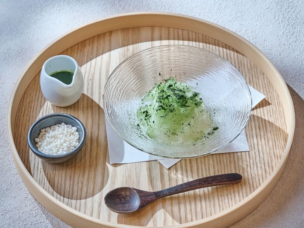 【平日限定 かき氷付きランチコース】旬の九州食材前菜や選べるメインディッシュ