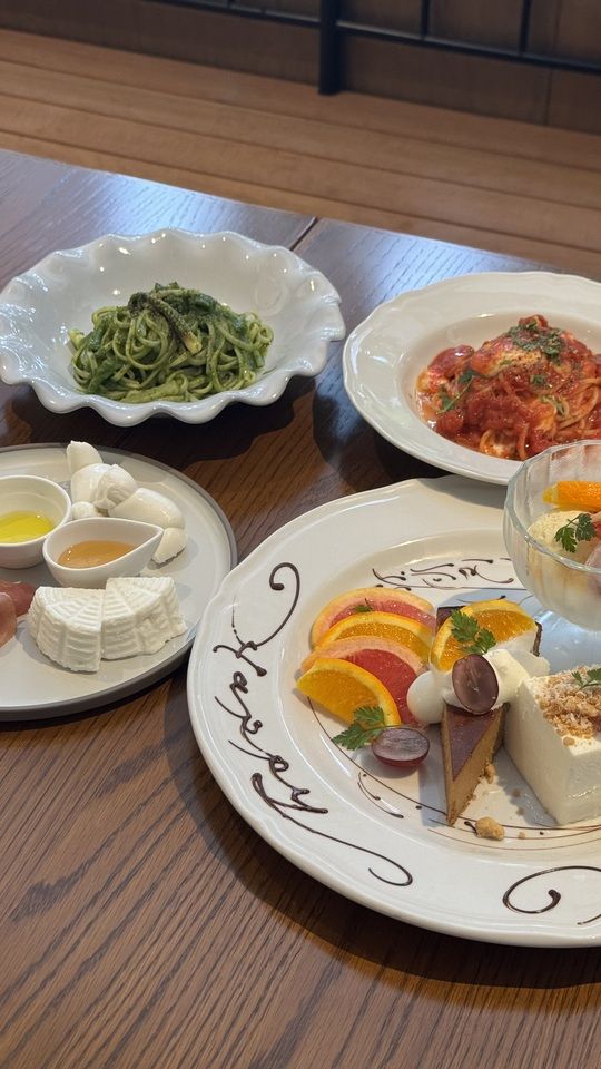 【Anniversary Lunch Course】All 3 lunch courses to enjoy freshly made cheese and fresh pasta