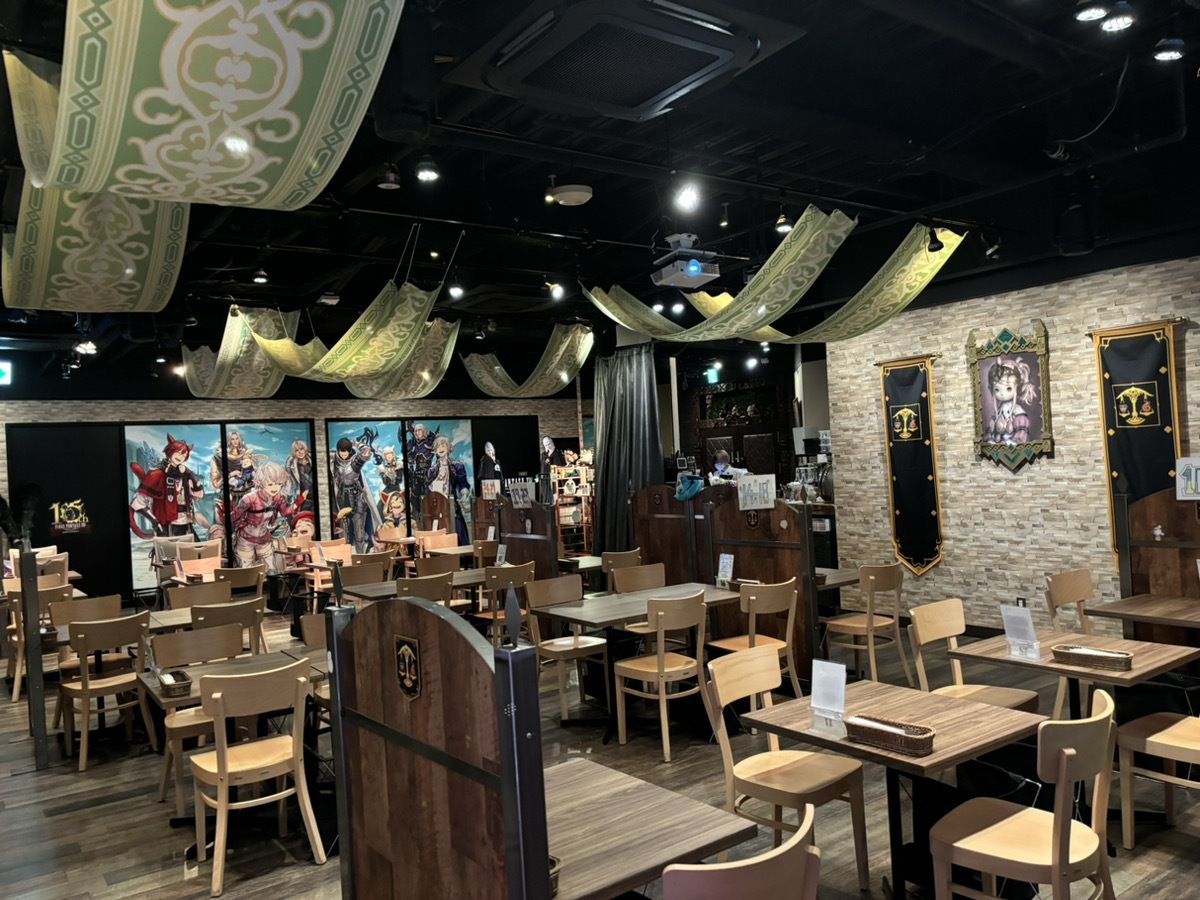 Open during summer break from 07/20 to 08/31, Eorzea Café