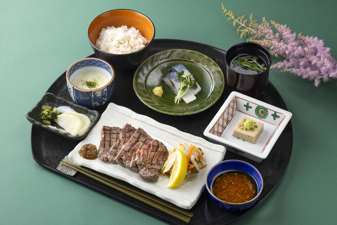 [Weekdays in September Only] BAMBOO Set Meal – Nagatsuki, with coffee or TWG Tea