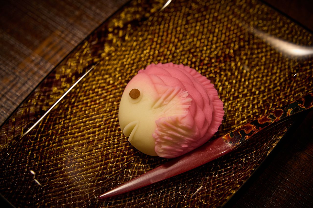 Japanese-Western fusion, seasonal assiette dessert course (alcohol pairing)