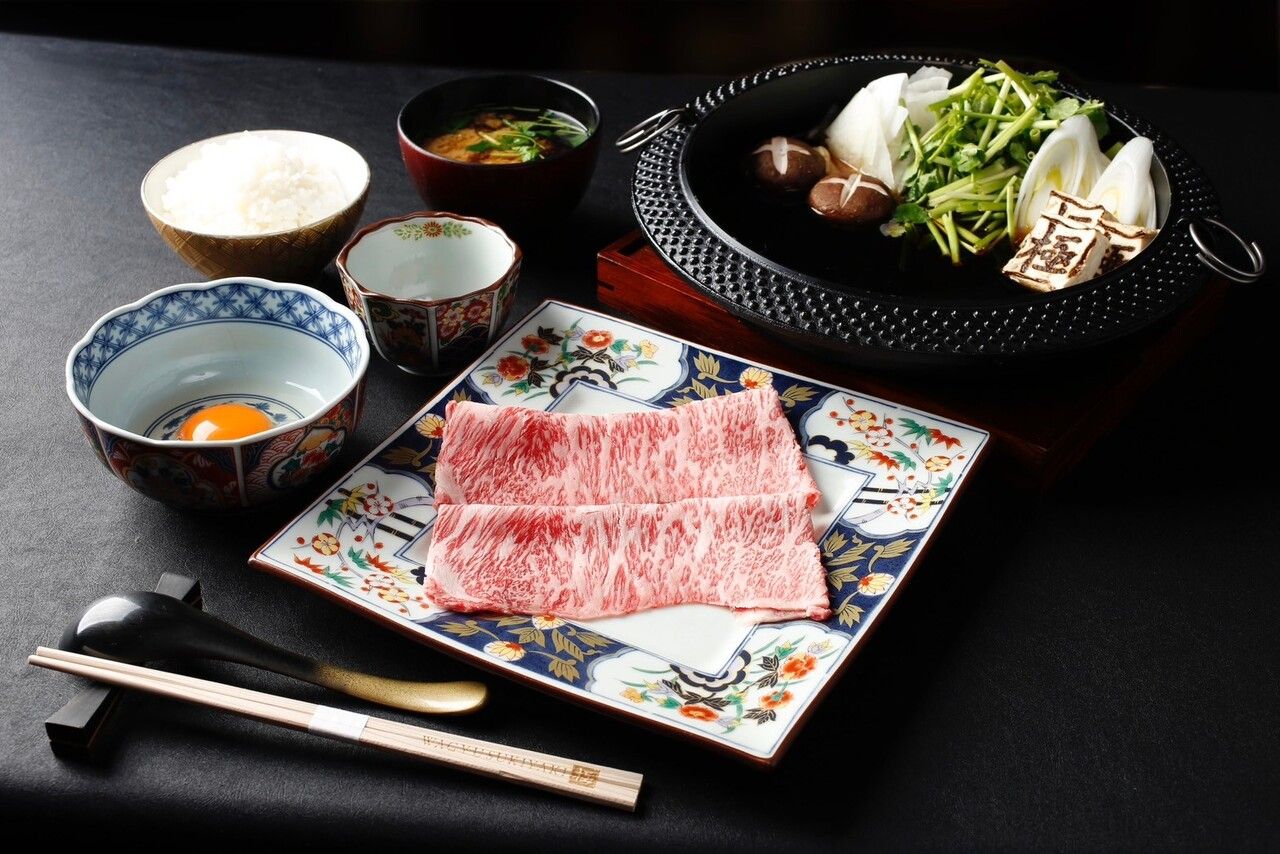 Set da 100 g di manzo Wagyu nazionale A5