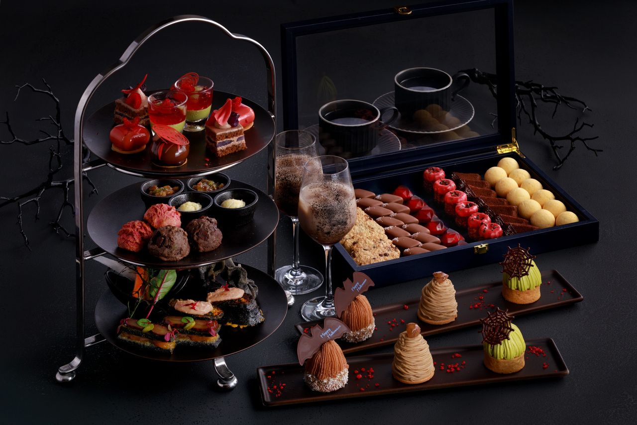 【Weekend, Public Holiday】Halloween Afternoon Tea  "Autumn Mont Blanc Afternoon Tea -Halloween-" 