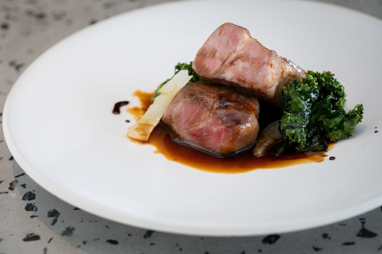 [Il Ortolana] Charcoal-grilled Itoshima pork + buffet (adults)
