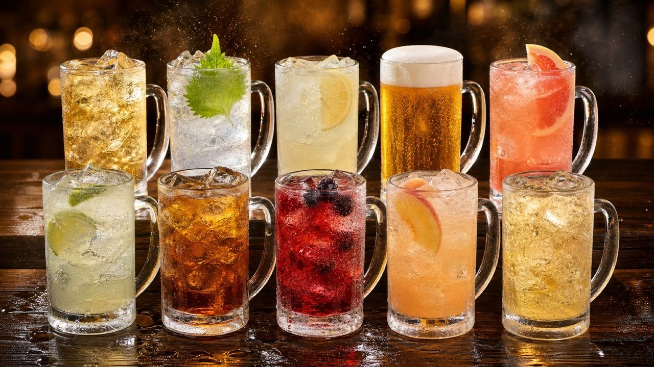 【Bebidas ilimitadas – todos os tipos】