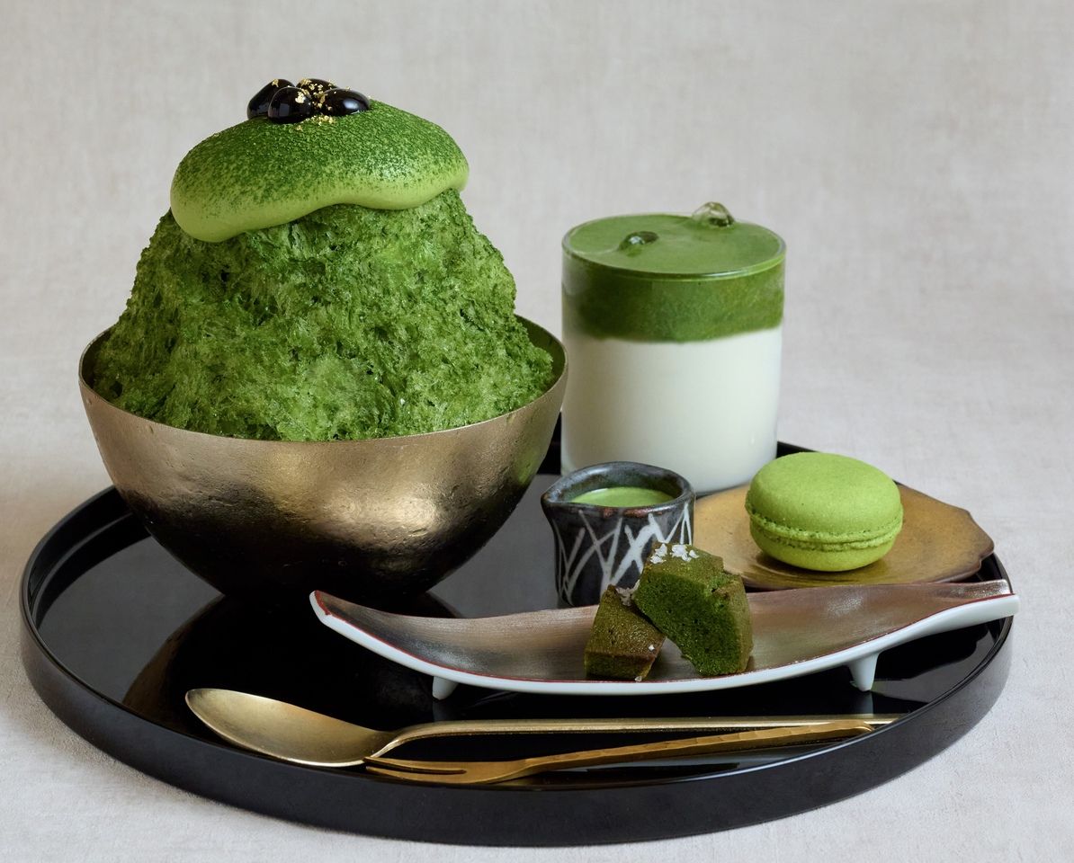 【THE KOICHA】 Conjunto de sorvete raspado com chá matcha concentrado