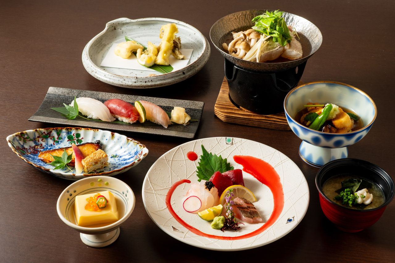【季節会席～秋桜～】（お食事のみ）松茸や晩秋鱧、鯛茶漬けなど全8品