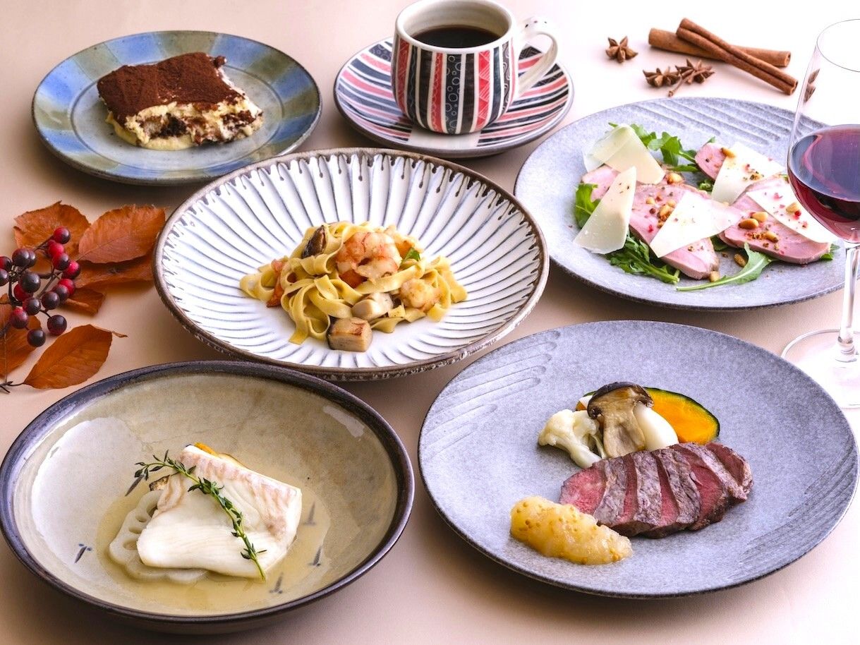 【ディナー】Autumnコース 9/1-11/30
