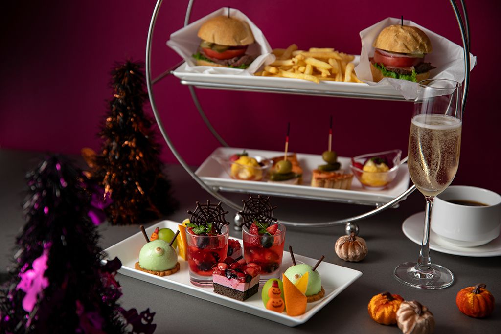 "HALLOWEEN EVENING HIGH TEA" with 2 drinks of your choice