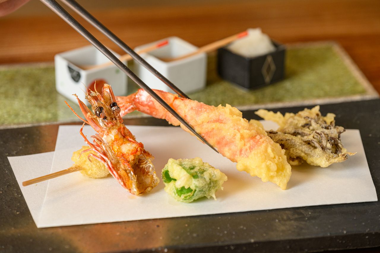 Nene | Tempura Lunch with Kyoto Vegetables – A light and enjoyable tempura lunch featuring Kyoto vegetables and seasonal ingredients